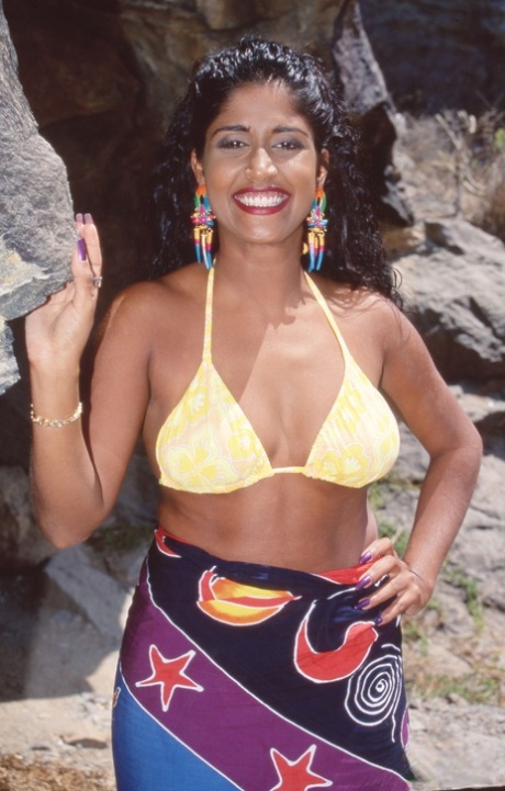 Sexy Indian chick Dai Lany gets gangbanged in the hills by white men