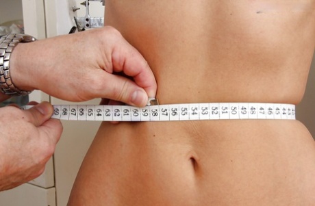 Graceful blonde cutie has some fun at her full gyno examinations