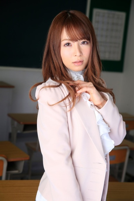 Hot Japanese teacher Miku Ohashi gets face fucked by her perverted student