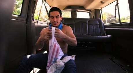 Ginger cutie Miranda Mills gets picked up and screwed by a stranger in a van