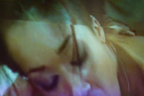 Hot Asian Annie Cruz kidnaps a delusional man in an empty porn theater