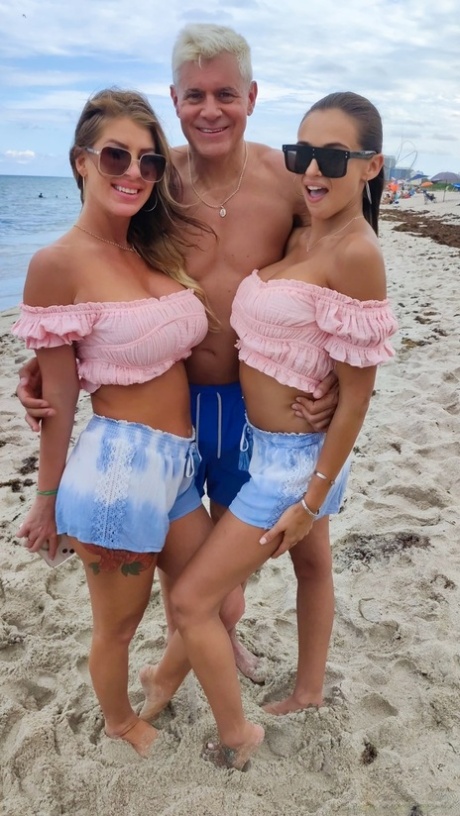 Pornstars Lolly Dames and Armani Black get picked up  fucked in threesome