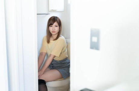 Sexy Asian Hikari Endo sports a creampie up close after wild sex