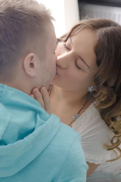 Beautiful teen Parvin enjoys doggystyle anal sex in a hot MFM threesome