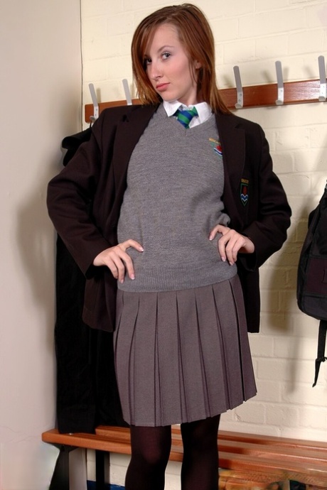 College Uniform performed by Sophia Smith XXX Pics
