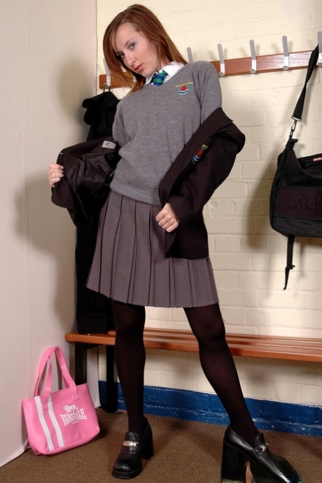 College Uniform performed by Sophia Smith XXX Pics