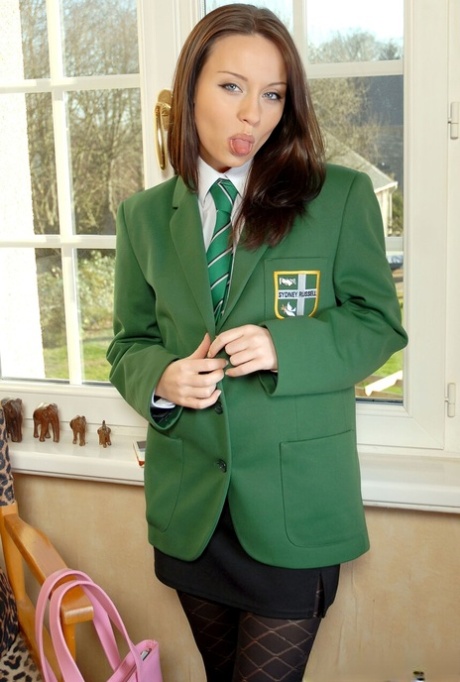College Uniform starring Carla Brown XXX Porn Pics