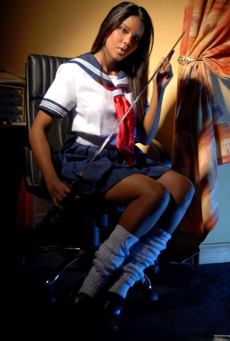 College Uniform featuring Serena Naked Pics