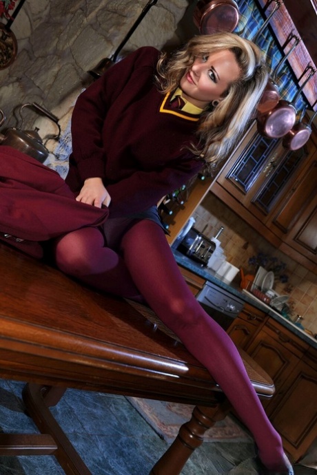 College Uniform performed by Tamsin K Nude Pics