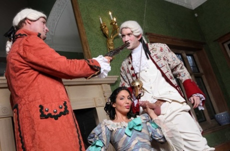 Saucy big boobed beauty Emily B gets roughly banged by Sir Danny D